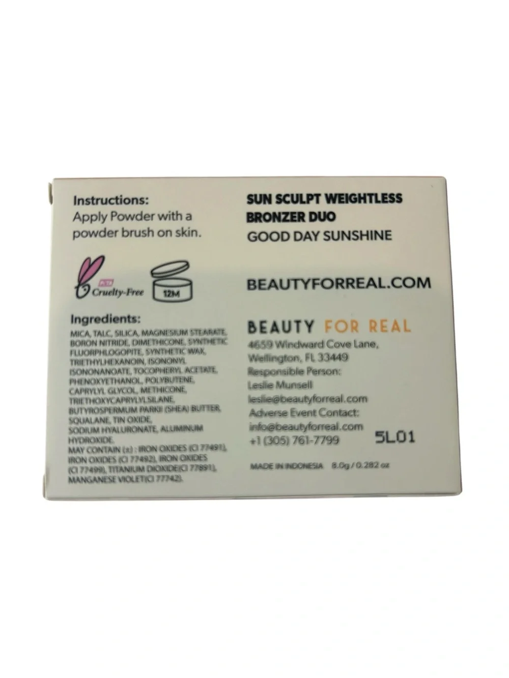 BEAUTY FOR REAL Sun Sculpt Weightless Bronzer Duo in Good Day Sunshine